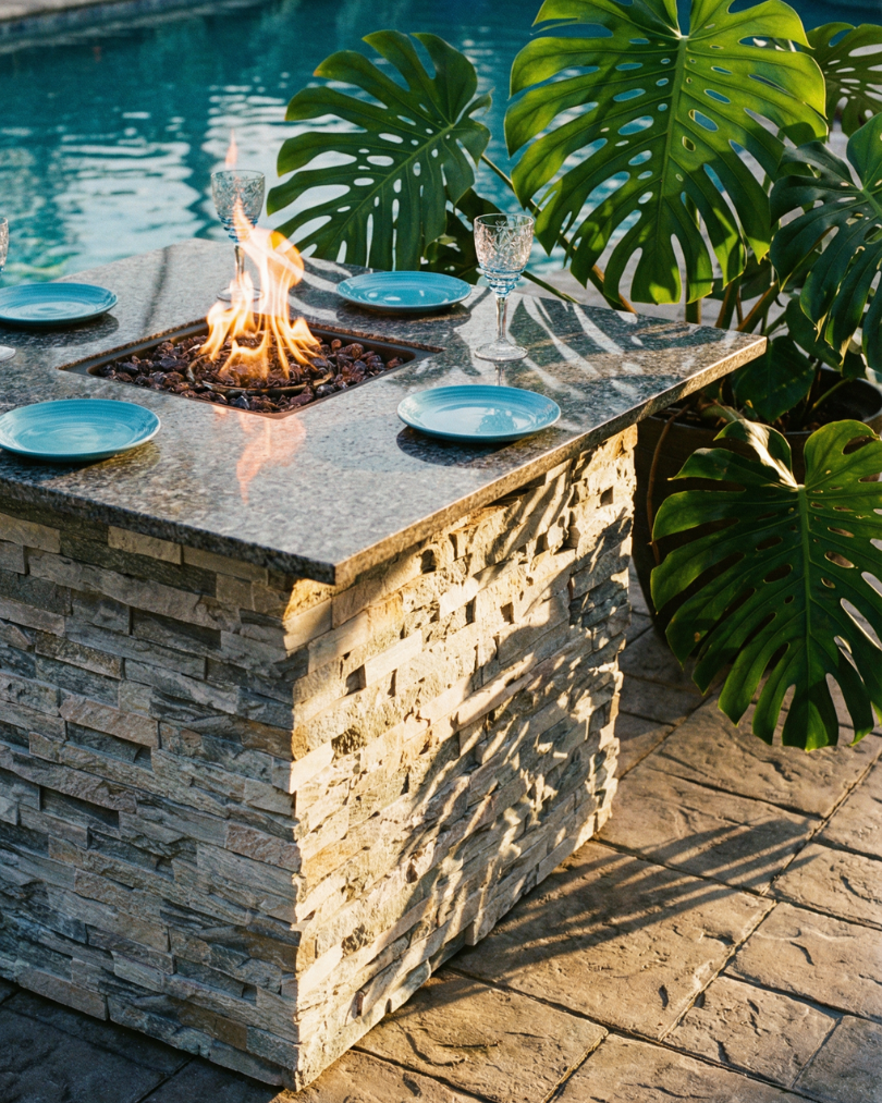 Fire Pit Table - StonehengeUS