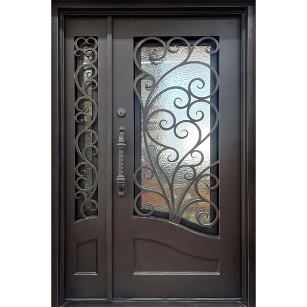 SH 12 Sidelight Wrought Iron Door Quick Ship