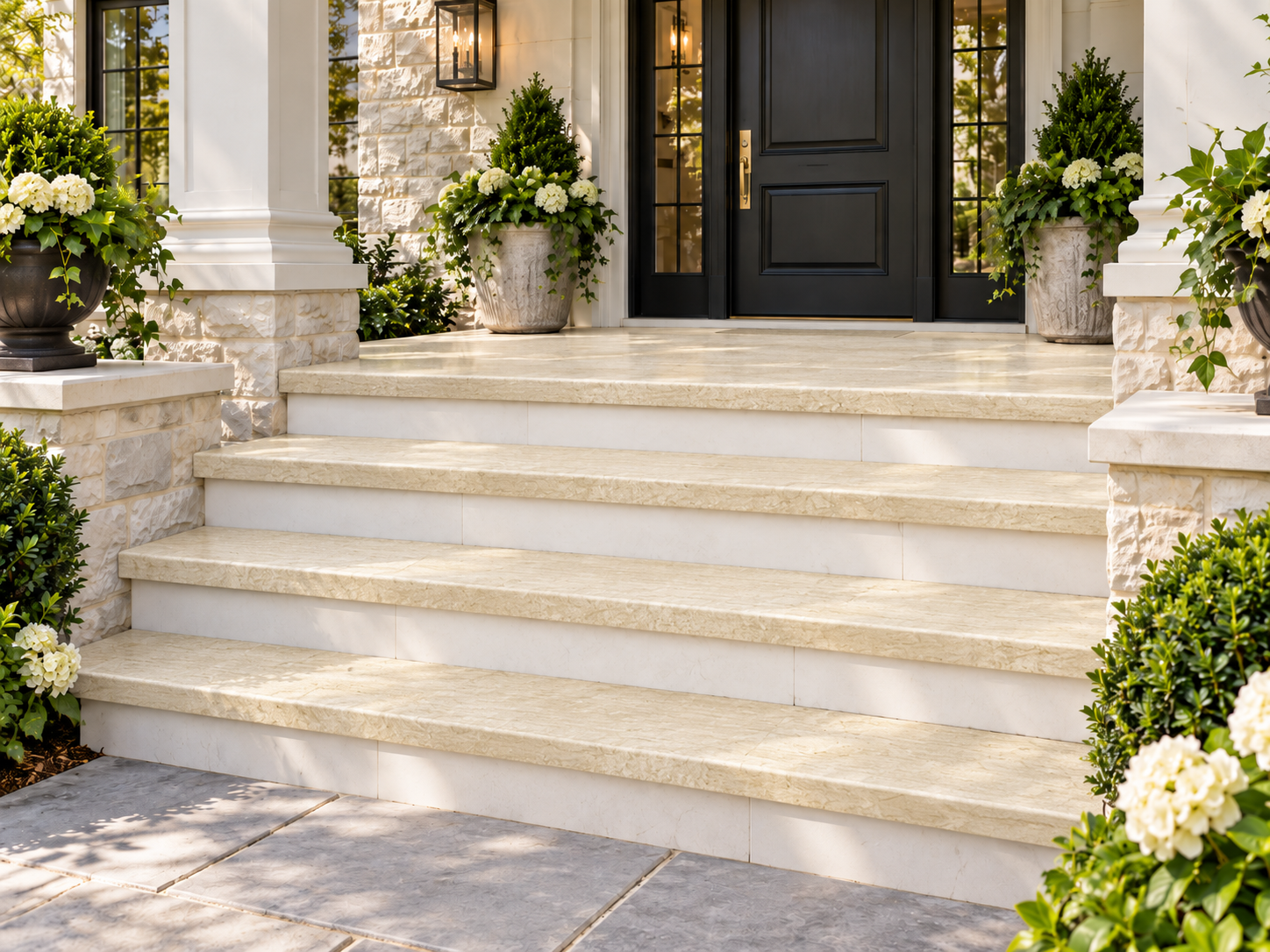 Lunar Sandstone Rockface Edge Stair Treads - Image 3