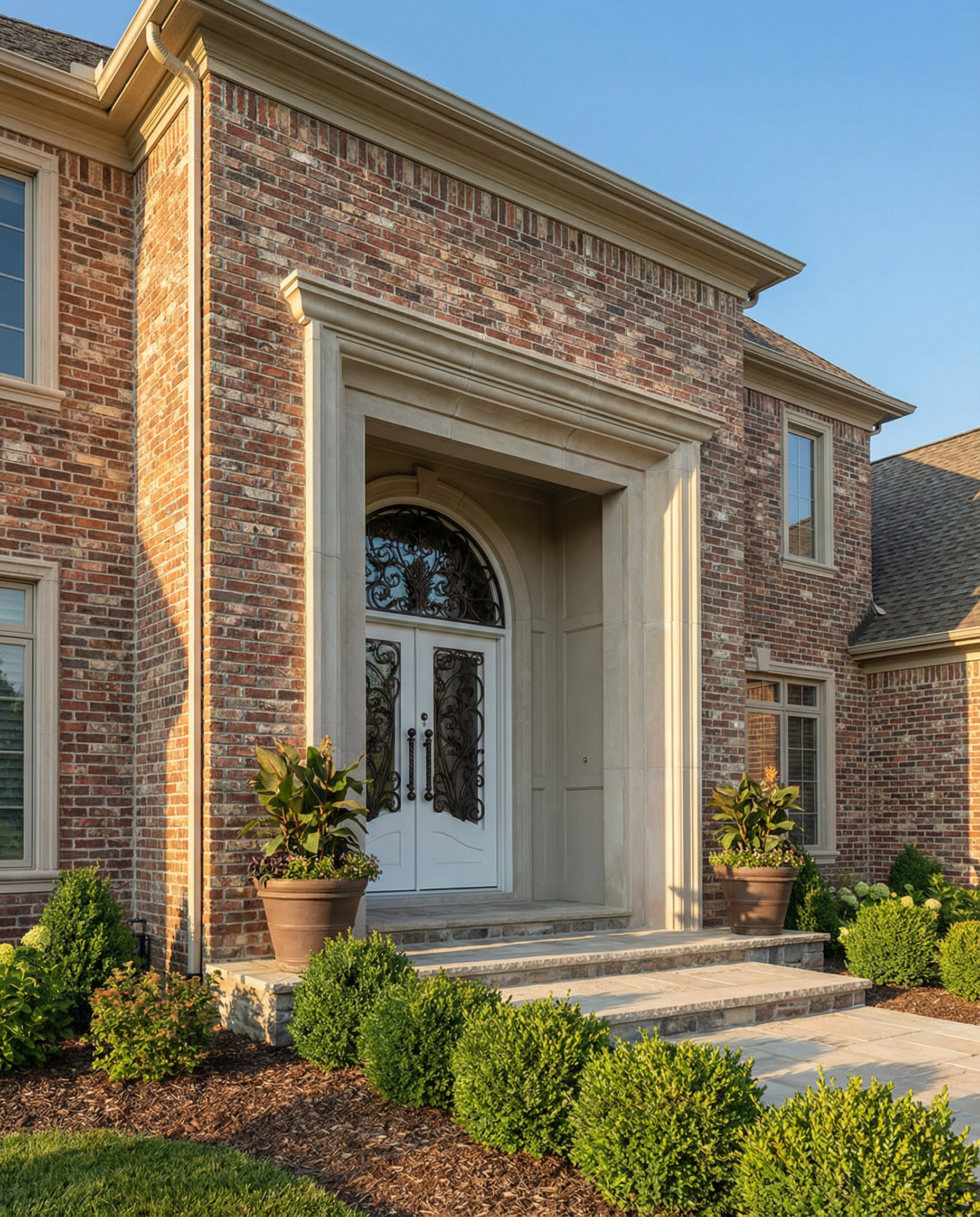 Bristol Bull Brick on a home